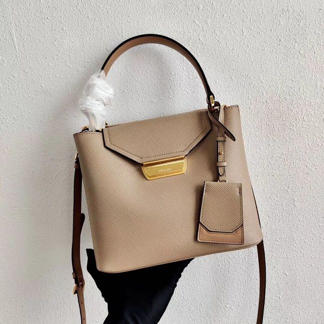 Prada Calf skin tote 1BN012 apricot