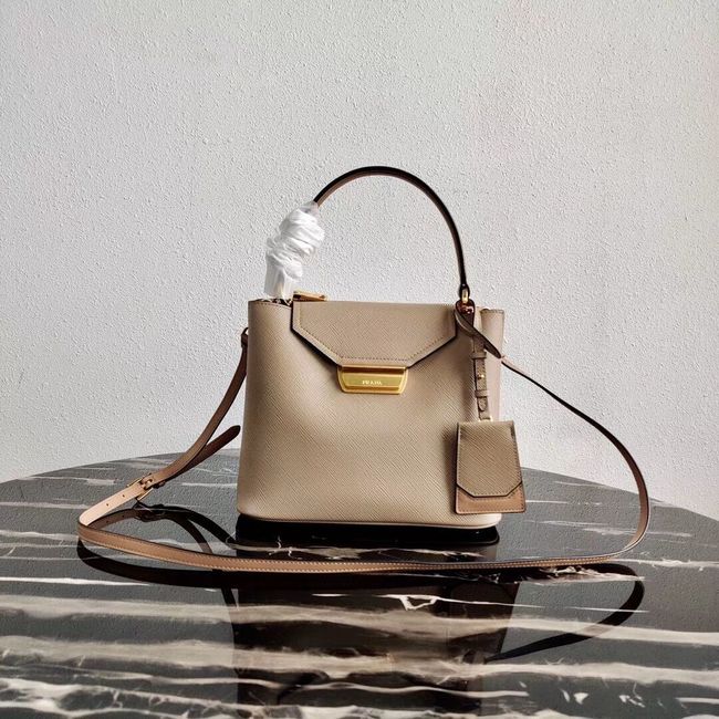 Prada Calf skin tote 1BN012 apricot