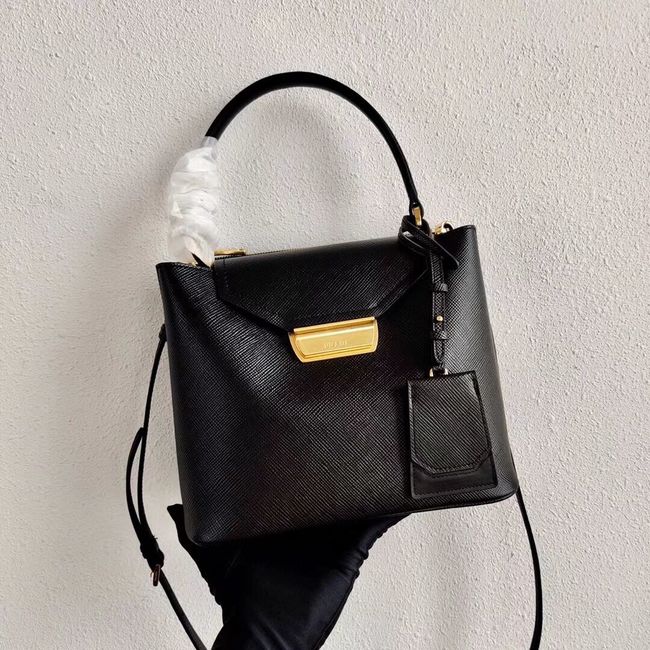 Prada Calf skin tote 1BN012 black