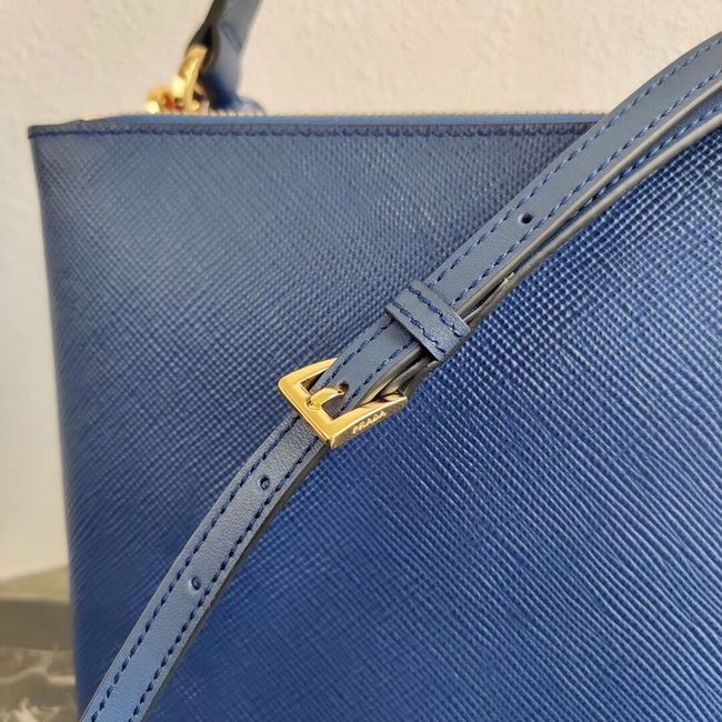 Prada Calf skin tote 1BN012 blue