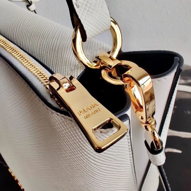 Prada Calf skin tote 1BN012 white