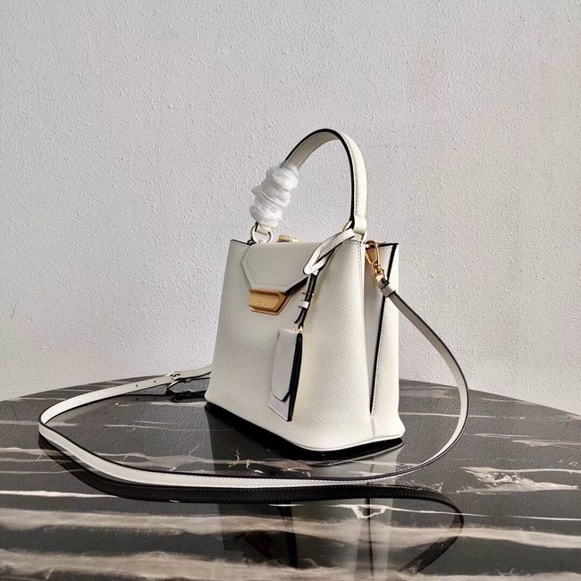 Prada Calf skin tote 1BN012 white