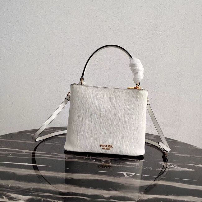 Prada Calf skin tote 1BN012 white