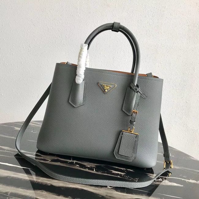 Prada Deer skin bag 1BG008 grey