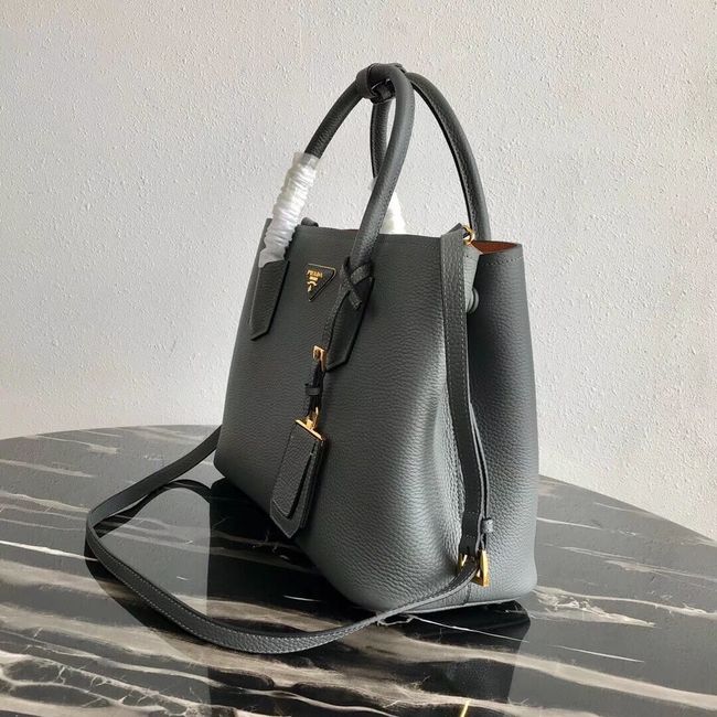 Prada Deer skin bag 1BG008 grey