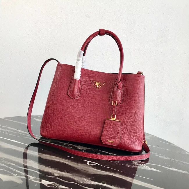 Prada Deer skin bag 1BG008 red