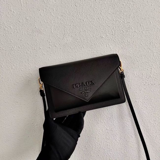 Prada Saffiano leather mini-bag 1BP020 black
