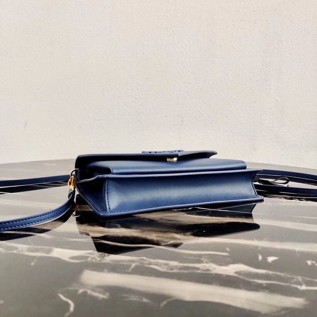 Prada Saffiano leather mini-bag 1BP020 blue