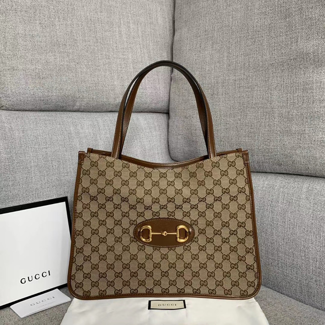 Gucci 1955 Horsebit tote bag 623694 Brown