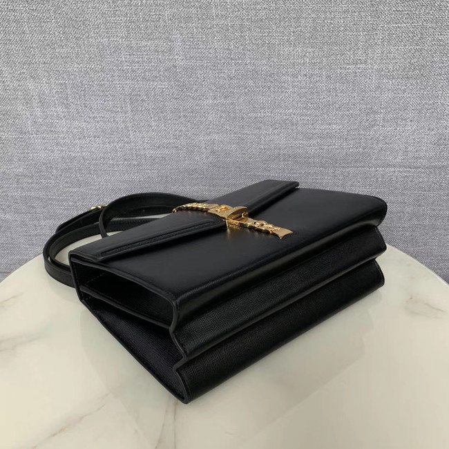 Gucci Sylvie 1969 small top handle bag 602781 black