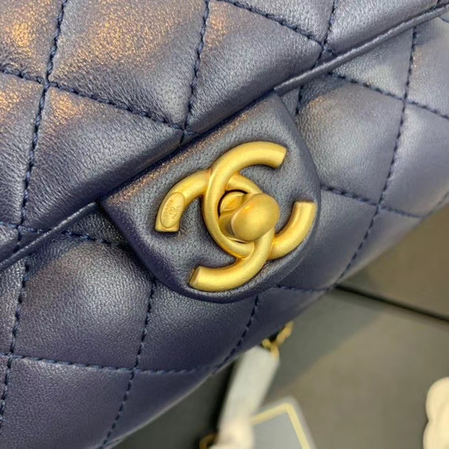 CHANEL Bowling Bag AS1359 Navy