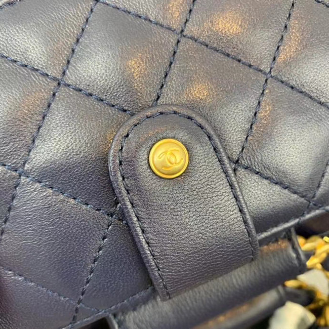 CHANEL Bowling Bag AS1359 Navy