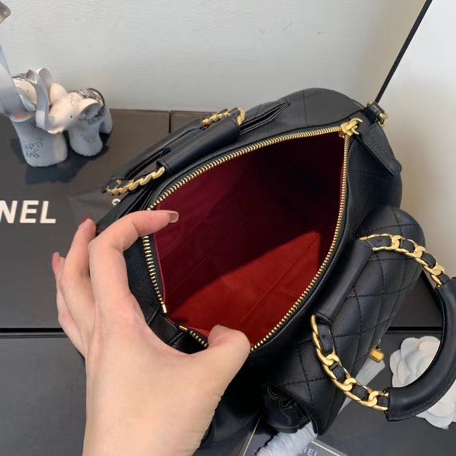 CHANEL Bowling Bag AS1359 black