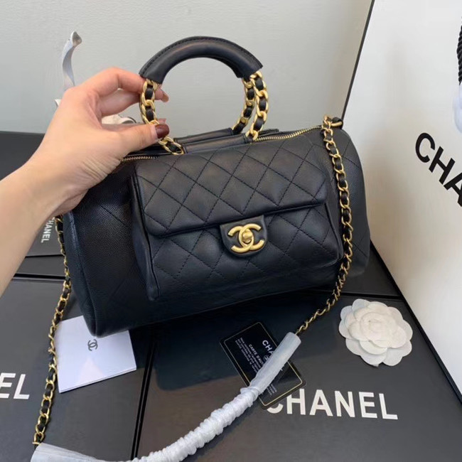 CHANEL Bowling Bag AS1359 black