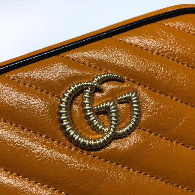 Gucci GG Marmont Matelasse mini Bag 448065 brown