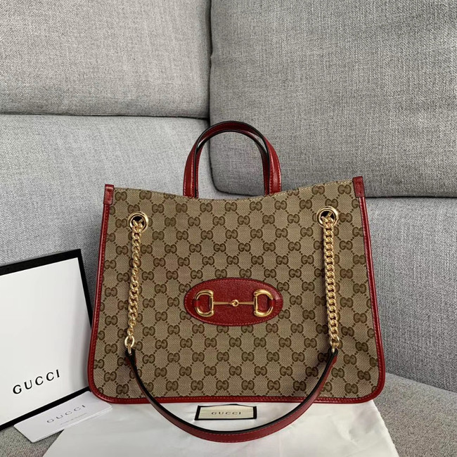 Gucci 1955 Horsebit tote bag 621144 red