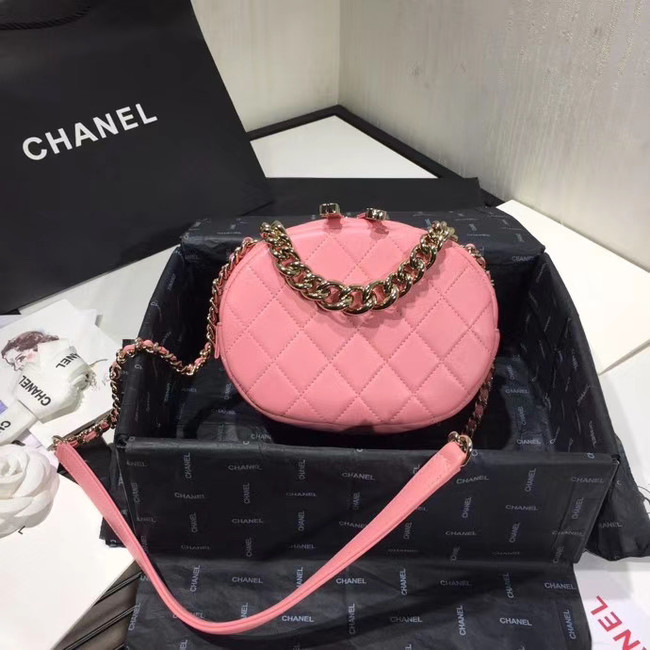 Chanel Original Small classic Sheepskin camera bag AS1511 pink