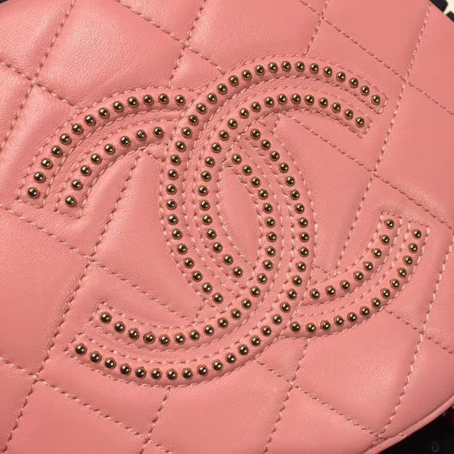 Chanel Original Small classic Sheepskin camera bag AS1511 pink