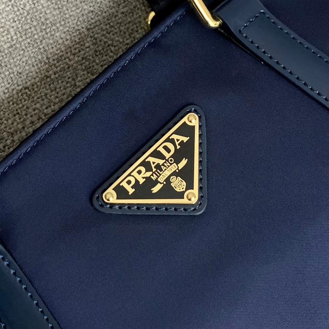 Prada Re-Edition 2000 nylon tote bag 91743 dark blue