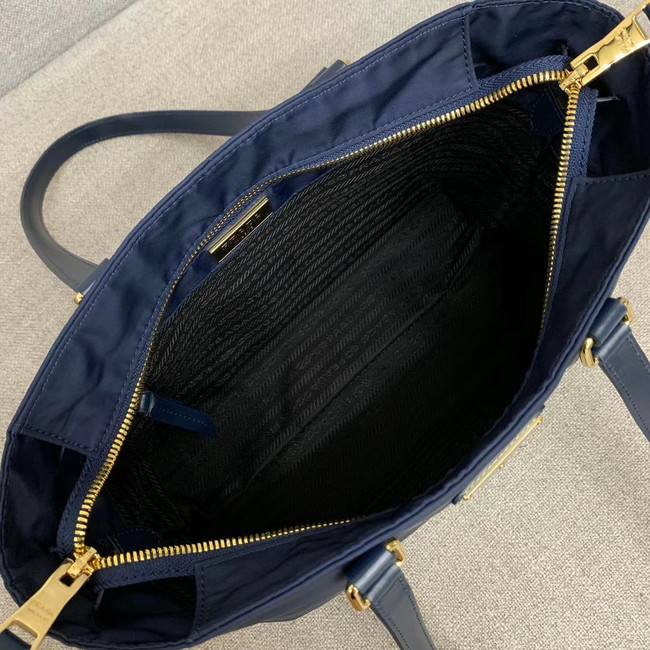 Prada Re-Edition 2000 nylon tote bag 91743 dark blue