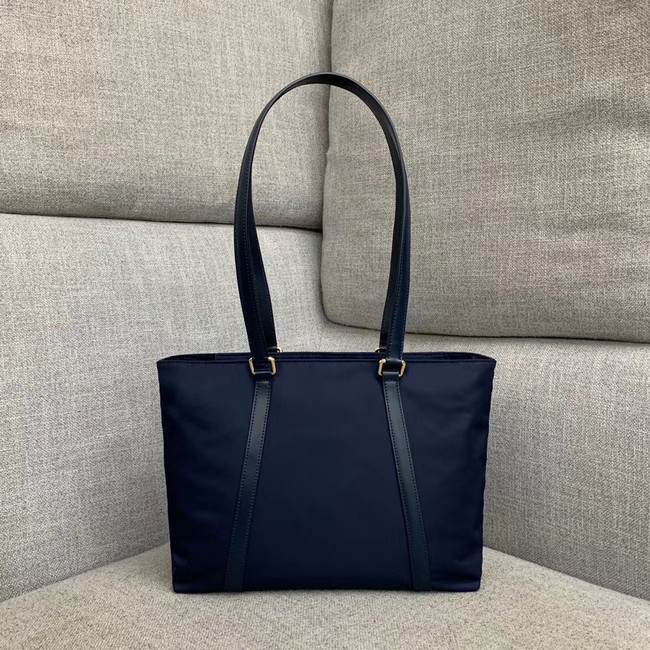 Prada Re-Edition 2000 nylon tote bag 91743 dark blue