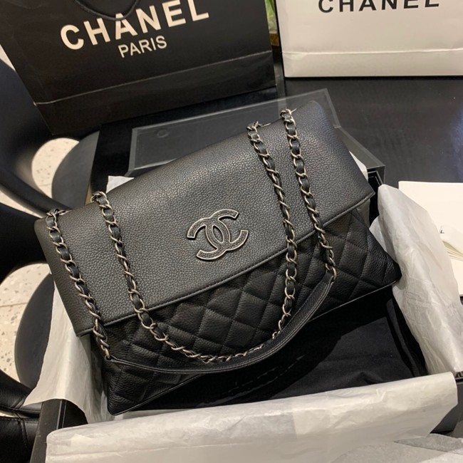 Chanel Lambskin flap bag 8095 black
