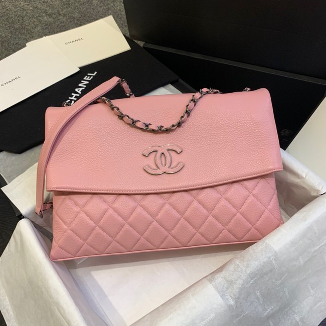 Chanel Lambskin flap bag 8095 pink