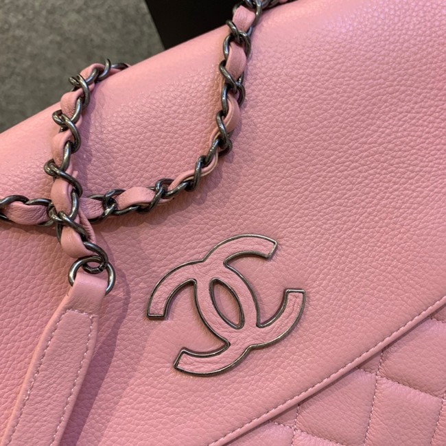 Chanel Lambskin flap bag 8095 pink