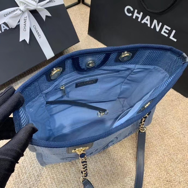 Chanel Shoulder Bag A66942 blue