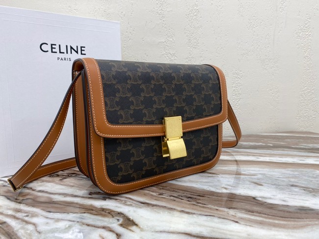 CELINE LARGE TRIOMPHE BAG CALFSKIN 88007 Brown