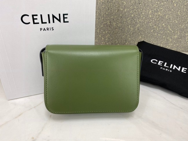 Celine MINI FOLCO BAG CANVAS CL01503 green