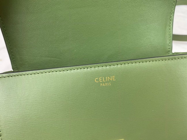 Celine MINI FOLCO BAG CANVAS CL01503 green