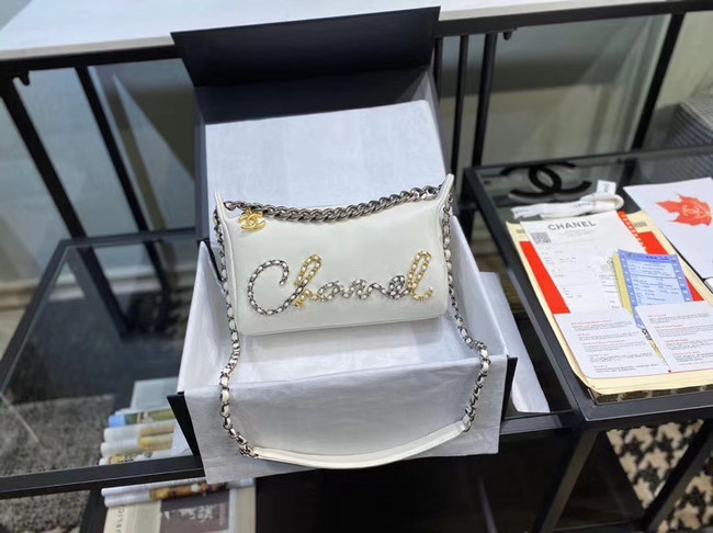 Chanel Original Soft Leather Small Shoulder bag AS0592 white