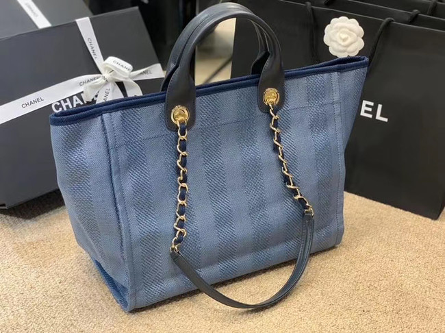 Chanel Shopping bag A66941 blue