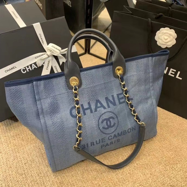 Chanel Shopping bag A66941 blue