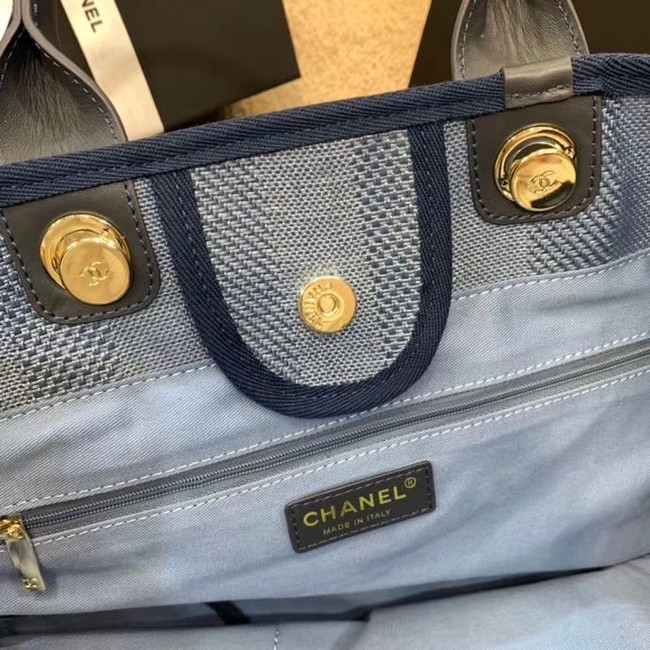 Chanel Shopping bag A66941 blue