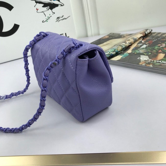 Chanel mini flap bag 8219 Lavender