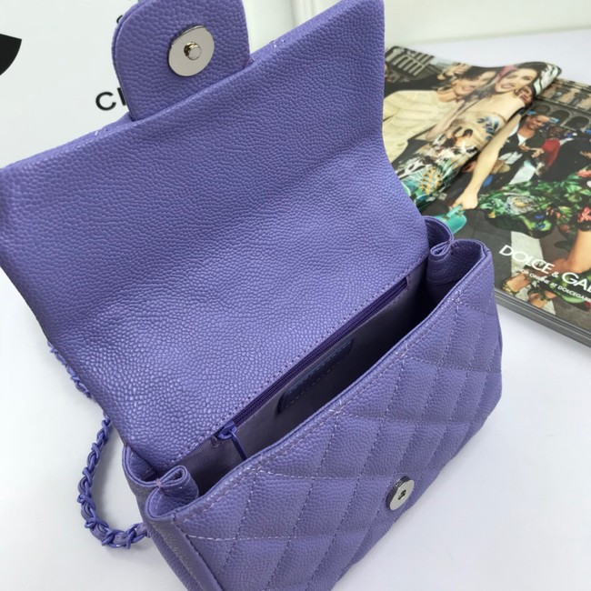 Chanel mini flap bag 8219 Lavender