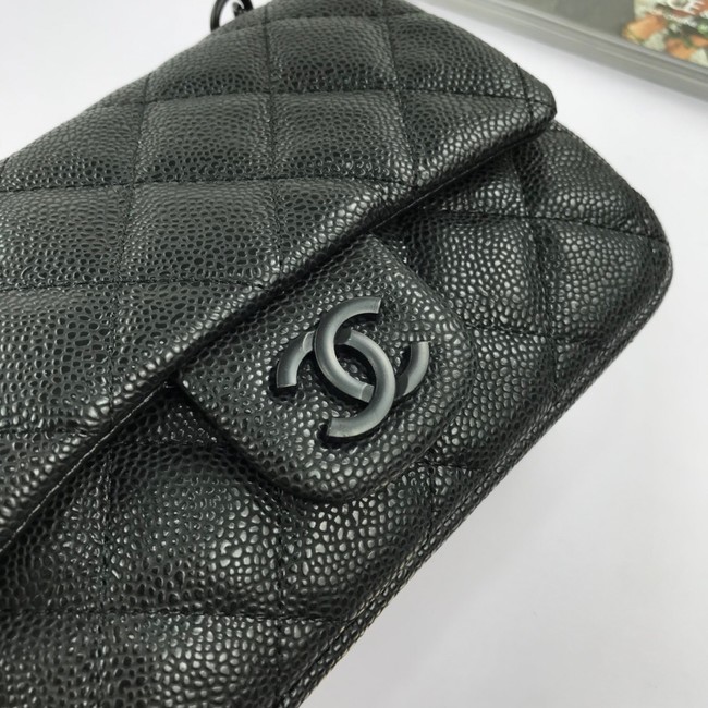 Chanel mini flap bag 8219 black