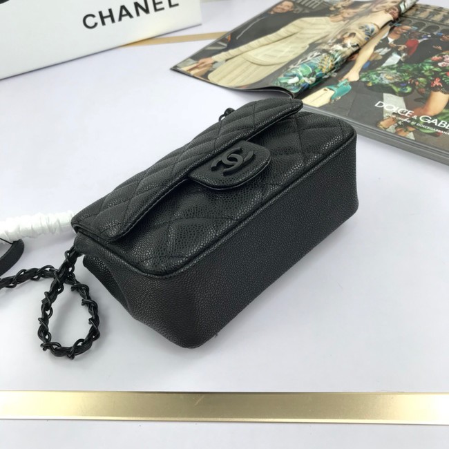 Chanel mini flap bag 8219 black