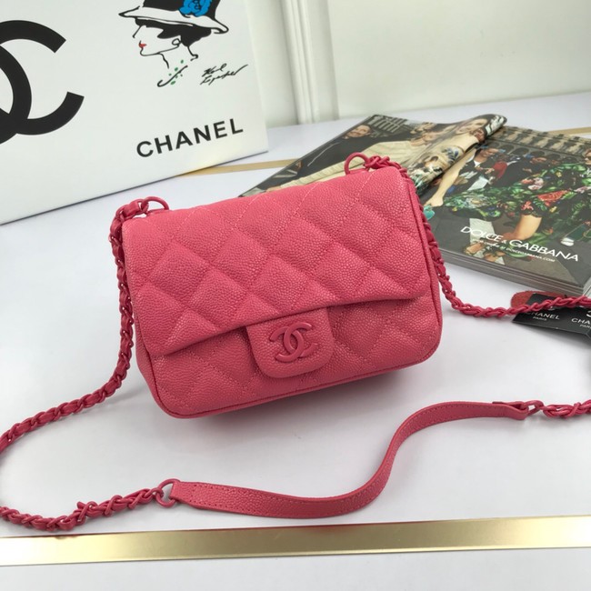 Chanel mini flap bag 8219 pink