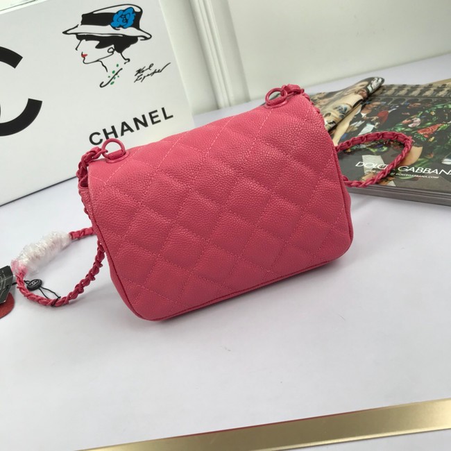 Chanel mini flap bag 8219 pink