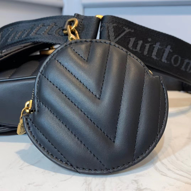 LOUIS VUITTON NEW WAVE Shoulder Bag M56466 black