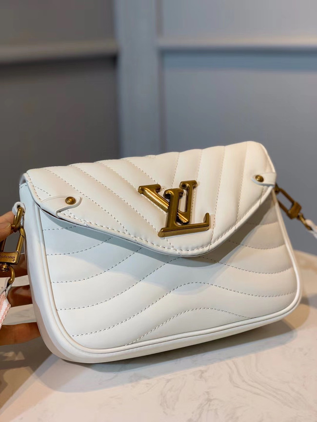 LOUIS VUITTON NEW WAVE Shoulder Bag M56466 white 