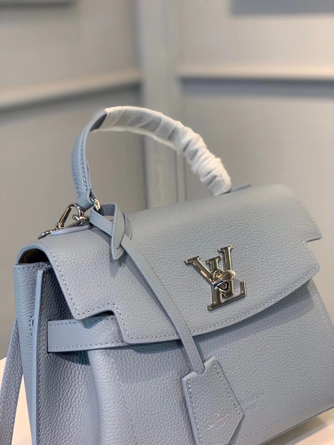 Louis vuitton original LOCKME EVER BB M53937 light blue