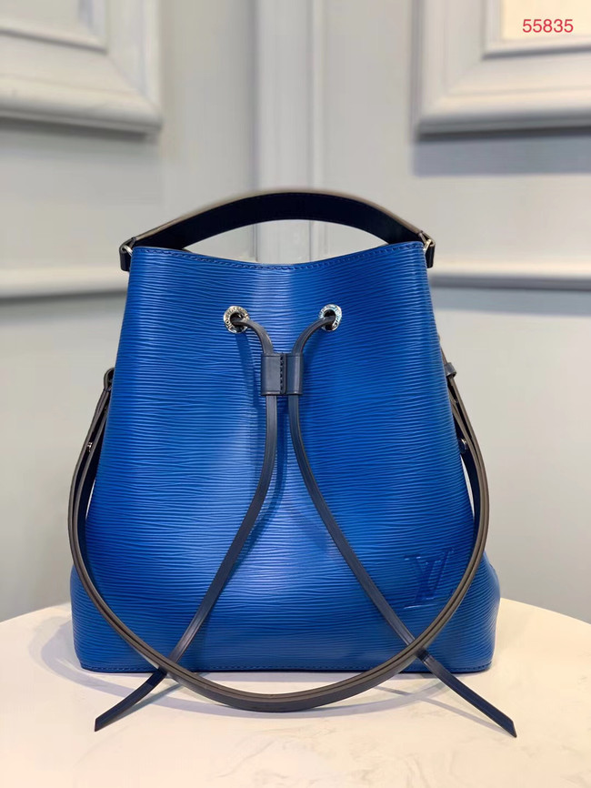 Louis vuitton original epi leather NEONOE M55935 BLUE