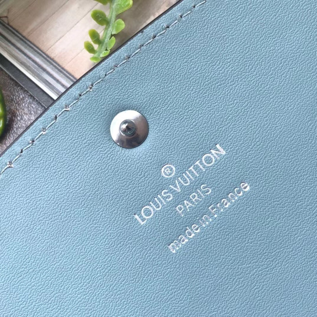 Louis vuitton original Iris Wallet M60145 blue