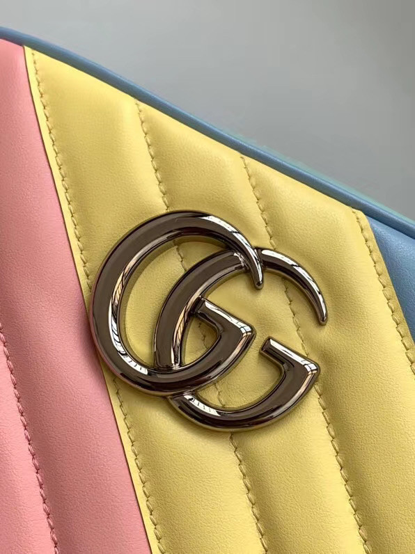 Gucci GG Marmont Matelasse Shoulder Bag 447632 Multicolored