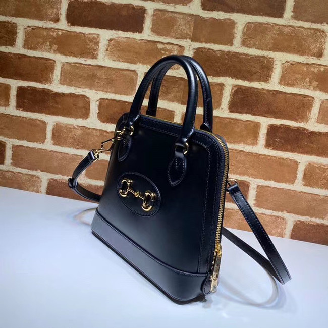 Gucci 1955 Horsebit small top handle bag 621220 black