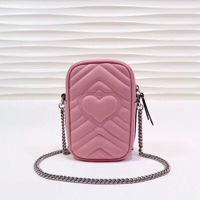 Gucci GG Marmont Mini Bag 575188 Pink